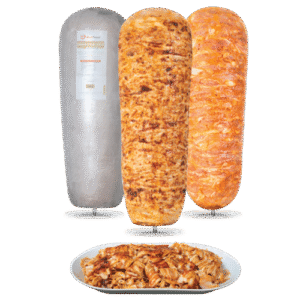 Golden Chicken Doner Kebab made from tender, seasoned chicken meat, slow-grilled to perfection