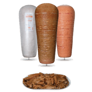 Authentic Siverek-style doner skewer made from a blend of beef and minced meat, richly seasoned and flame-grilled